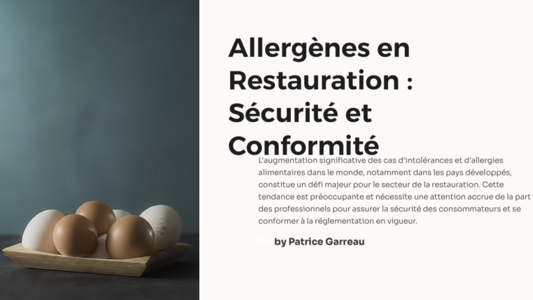 Les Allergènes dans la Restauration